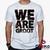 Camiseta Groot 100% Algodão Guardiões da Galáxia We Are Groot Guardians of The Galaxy Geeko Branco gola careca