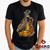 Camiseta Guns N Roses 100% Algodão Guitarra Slash Rock Geeko Preto gola careca