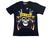 Camiseta Guns N Roses Slash Axl Rose Caveira Blusa Adulto Unissex Banda de Rock Mr352 BM Preto