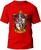 Camiseta Harry Potter Grifinória Masculina e Feminina 100% Algodão Primeira Linha Gola Redonda Vermelho
