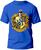 Camiseta Harry Potter Lufa-lufa Básica Malha Algodão 30.1 Masculina e Feminina Manga Curta Azul bic