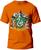 Camiseta Harry Potter Sonserina Adulto Camisa Manga Curta Premium 100% Algodão Fresquinha Laranja