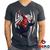 Camiseta Homem-Aranha 100% Algodão Spiderman Homem Aranha Spider Man Geeko Grafite gola v