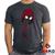 Camiseta Homem Aranha 100% Algodão Spiderman  Homem-Aranha Spider Man Geeko Grafite gola careca