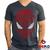 Camiseta Homem-Aranha 100% Algodão Spiderman Peter Parker Homem Aranha   Spider Man Geeko Grafite gola v