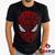 Camiseta Homem-Aranha 100% Algodão Spiderman Peter Parker Homem Aranha   Spider Man Geeko Preto gola careca