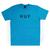 Camiseta Huf Essentials OG Logo Masculina Azul turquesa