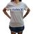 Camiseta Hurley Feminina One&Only Cinza mescla