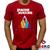 Camiseta Imagine Dragons 100% Algodão Evolve Geeko Vermelho gola redonda letra branca