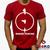 Camiseta Imagine Dragons 100% Algodão Indie Rock Geeko Vermelho gola careca