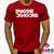 Camiseta Imagine Dragons 100% Algodão Indie Rock Geeko Vermelho gola careca