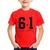 Camiseta Infantil 6x1 Eu sei que seis lembram - Foca na Moda Vermelho