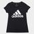 Camiseta Infantil Adidas Essentials Big Logo Feminina Preto, Branco