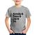 Camiseta Infantil Arreda & Trem & Uai & Sô - Foca na Moda Cinza