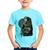 Camiseta Infantil Arya Stark Valar Morghulis - Foca na Moda Azul claro