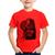 Camiseta Infantil Arya Stark Valar Morghulis - Foca na Moda Vermelho
