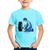 Camiseta Infantil Borracharia - Foca na Moda Azul claro