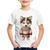 Camiseta Infantil Cachorro Husky Siberiano Natalino - Foca na Moda Branco