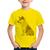 Camiseta Infantil Cachorro Shiba Inu - Foca na Moda Amarelo