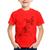 Camiseta Infantil Cachorro Welsh Corgi Pembroke - Foca na Moda Vermelho