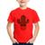 Camiseta Infantil Cacto Coração - Foca na Moda Vermelho