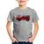 Camiseta Infantil Caminhão de Bombeiro - Foca na Moda Cinza