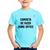 Camiseta Infantil Camiseta de fazer home-office - Foca na Moda Azul claro