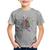 Camiseta Infantil Cérebro Analítico e Criativo - Foca na Moda Cinza