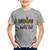 Camiseta Infantil Dare to be different - Foca na Moda Cinza