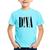 Camiseta Infantil Diva - Foca na Moda Azul claro