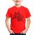 Camiseta Infantil Elefante Bebê - Foca na Moda Vermelho