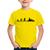 Camiseta Infantil Evolução do Kart - Foca na Moda Amarelo
