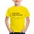 Camiseta Infantil Fala Zezé, bom dia cara! - Foca na Moda Amarelo