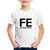 Camiseta Infantil Fé liz ano novo! - Foca na Moda Branco