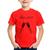 Camiseta Infantil Feliz 2022 - Foca na Moda Vermelho