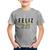 Camiseta Infantil Feliz Ano Novo 2023 - Foca na Moda Cinza