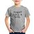 Camiseta Infantil Fight Like a Girl - Foca na Moda Cinza