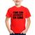 Camiseta Infantil Fome com ascendente em sono - Foca na Moda Vermelho