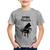 Camiseta Infantil Futura Pianista - Foca na Moda Cinza