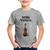 Camiseta Infantil Futura Violinista - Foca na Moda Cinza