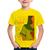 Camiseta Infantil Girl From Village To City - Foca na Moda Amarelo