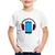 Camiseta Infantil Headphone Smartphone - Foca na Moda Branco
