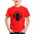 Camiseta Infantil Headphone Smartphone - Foca na Moda Vermelho