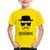 Camiseta Infantil Heisenberg - Foca na Moda Amarelo