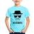 Camiseta Infantil Heisenberg - Foca na Moda Azul claro