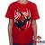 Camiseta Infantil Homem Aranha 100% Algodão Spiderman Homem-Aranha Geeko Vermelho