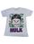 Camiseta Infantil Hulk Blusa Pra Criança Maj760 MAJ761 MB Branco