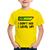 Camiseta Infantil I Don't Age, I Level Up - Foca na Moda Amarelo