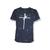 Camiseta infantil juvenil manga curta algodão premium abençoado católica religiosa jesus fé gospel menino menina unissex Azul, Fé
