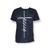 Camiseta infantil juvenil manga curta algodão premium abençoado católica religiosa jesus fé gospel menino menina unissex Azul, Jesus